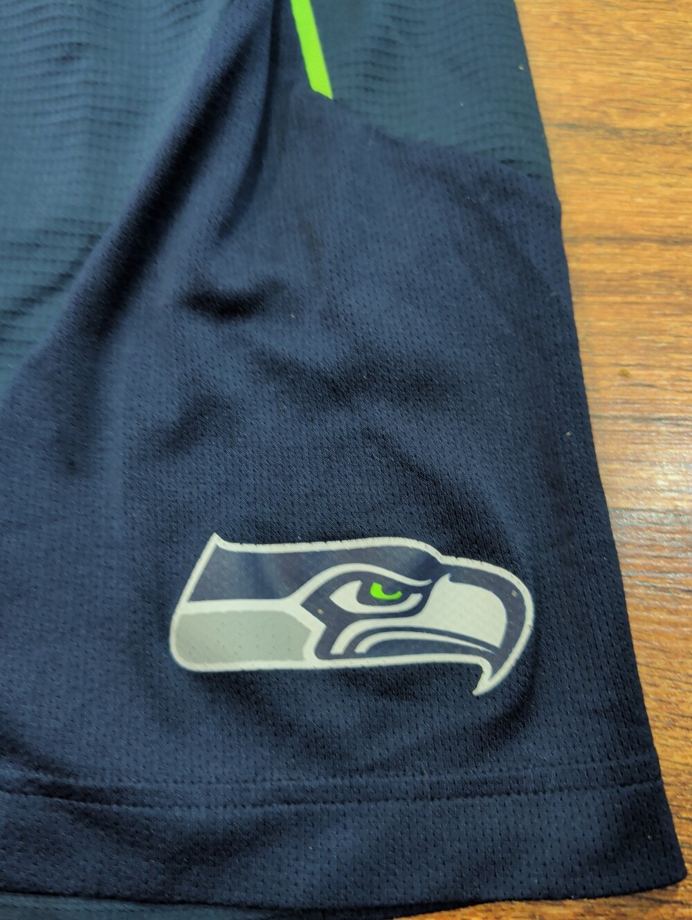 Seattle Seahawks Nike NFL On Field Dri-Fit Navy Practice Shorts Men's Medium - Picture 2 of 7